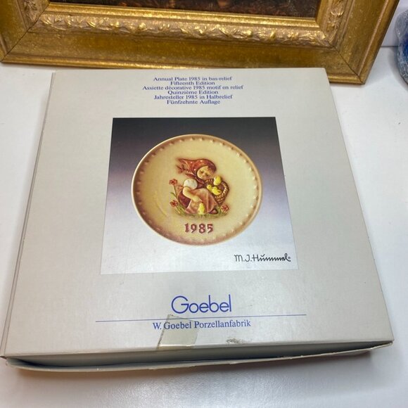 M.I. HUMMEL Goebel 15th ANNUAL PLATE 1985 CHICK GIRL #278 Excellent Condition - Picture 5 of 7